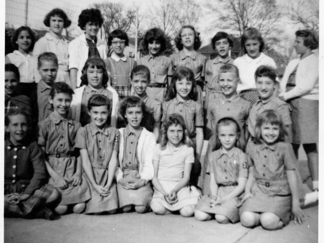 Brownie Troop, Eugene Field about 1959. Can you identify these little girls?